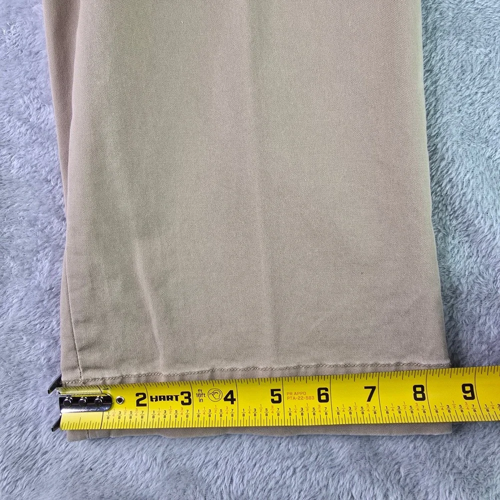 Polo‎ Ralph Lauren Mens Stretch Classic Fit Chino Khaki Pants 35x30 Tan Trousers